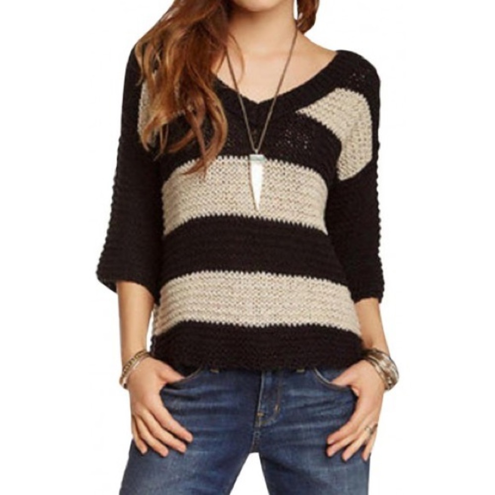 Free People striped sweater